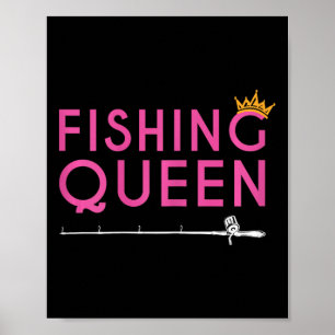 Visserij Koningin - Grappige Visser Dames Kleding Poster