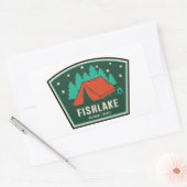 Visserij Nationale Boscampagne Rechthoekige Sticker (Envelop)