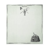 visserij notitieblok (Voorkant)