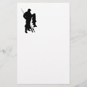 Visserij ontwerp briefpapier