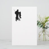Visserij ontwerp briefpapier (Staand voorkant)