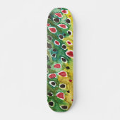 Visserij op bruine forel skateboard (Voorkant)