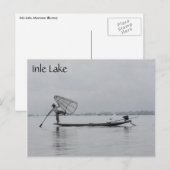 visserij op het inktmeer briefkaart (Voorkant / Achterkant)