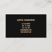 Visserij op kanoevers van het meer van het primair visitekaartje (Achterkant)