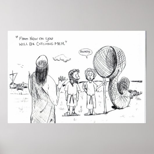 visserij op mannen poster (Voorkant)