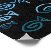 Visserij op Zee en Sky Poster (Hoek)