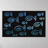 Visserij op Zee en Sky Poster (Voorkant)