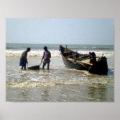 Visserij op Zee Poster (Voorkant)