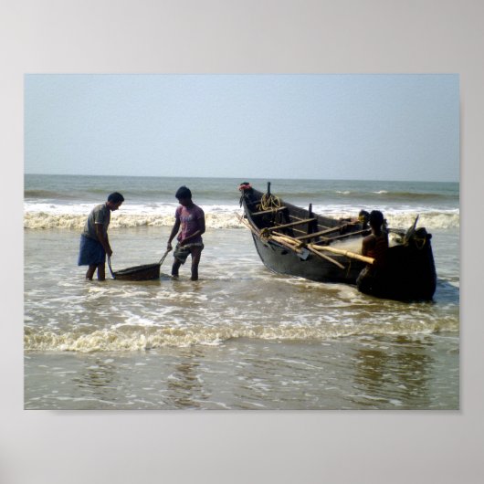 Visserij op Zee Poster (Voorkant)