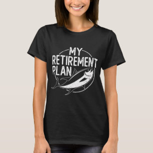 Visserij Pensioenplan Grappige Visliefhebber Visse T-shirt