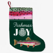 VISSERIJ Rijnboogforel VISSEN Kleine Kerstsok (Voorkant)