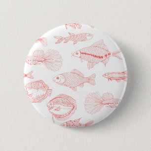 Visserij Ronde Button 5,7 Cm