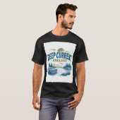 Visserij T-shirt voor Deep Current Anglers (Voorkant volledig)