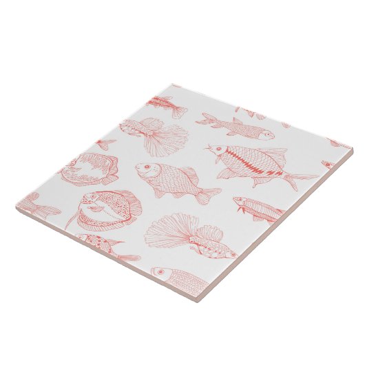 Visserij Tegeltje (Zijkant)