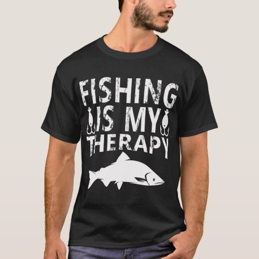 Visserij Therapie T-shirt (Voorkant)