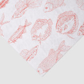 Visserij Tissuepapier (Detail)