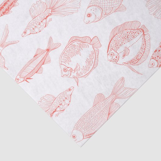 Visserij Tissuepapier (Detail)