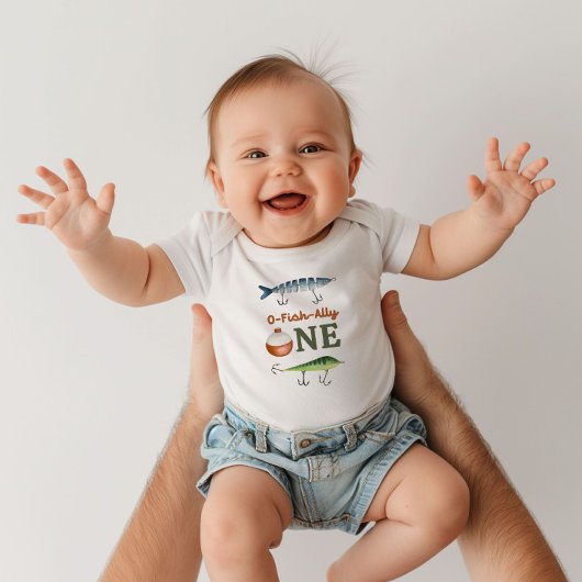 Visserij Verjaardag Baby Body Romper