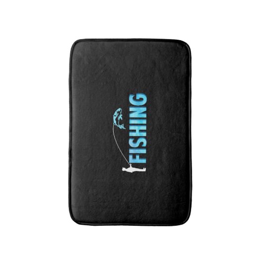 visserij-visserij badmat (Voorkant Verticaal)