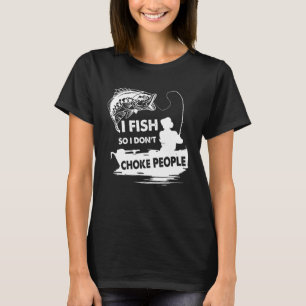 Visserij Wurg Mensen Kostuum Vissers T-shirt