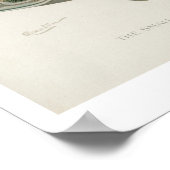  visserij - Zwarte tas Poster (Hoek)