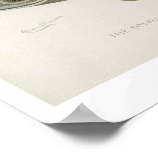  visserij - Zwarte tas Poster (Hoek)