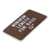 Visserijbord, minimale lengte baars magneet (Linkerzijde)