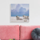 Visserijdugout Kilifi 2012 Canvas Afdruk (Insitu (Woonkamer))