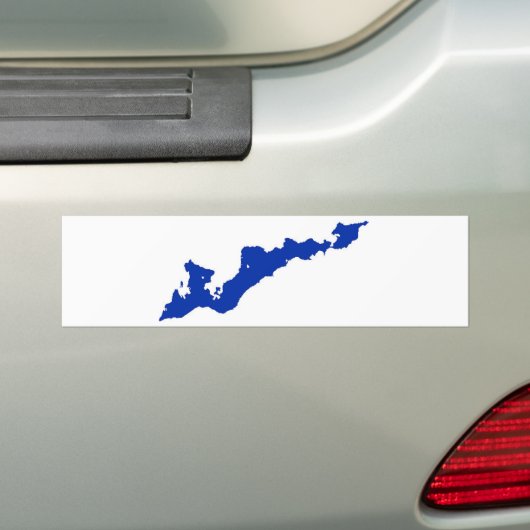 Visserijeiland Bumpersticker (Op auto)