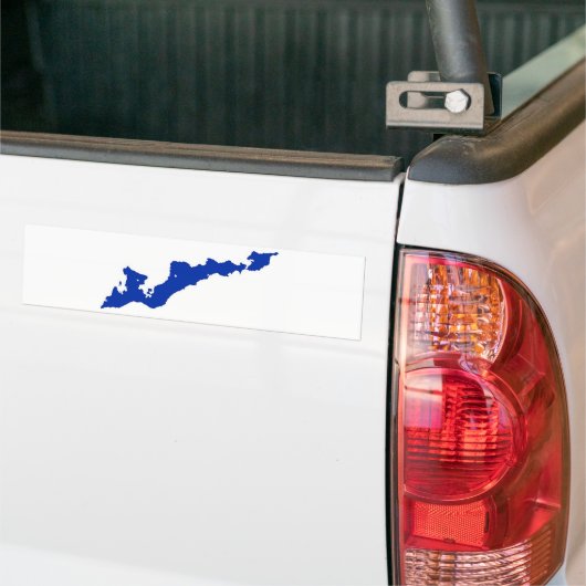 Visserijeiland Bumpersticker (Op Truck)