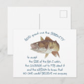 Visserijgebed Briefkaart (Voorkant / Achterkant)