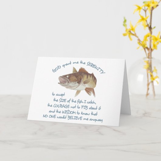 Visserijgebed Kaart (Gele Bloem)