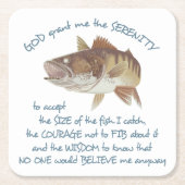 Visserijgebed Kartonnen Onderzetters (Voorkant)