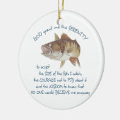 Visserijgebed Keramisch Ornament (Links)