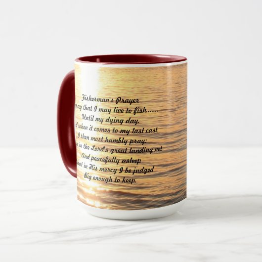 Visserijgebed Mok (Voorkant links)