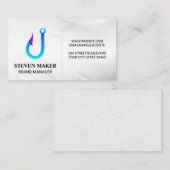 Visserijhaaklogo Visitekaartje (Voorkant / Achterkant)