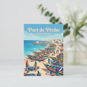 Visserijhaven Mauritanië Briefkaart (Staand voorkant)