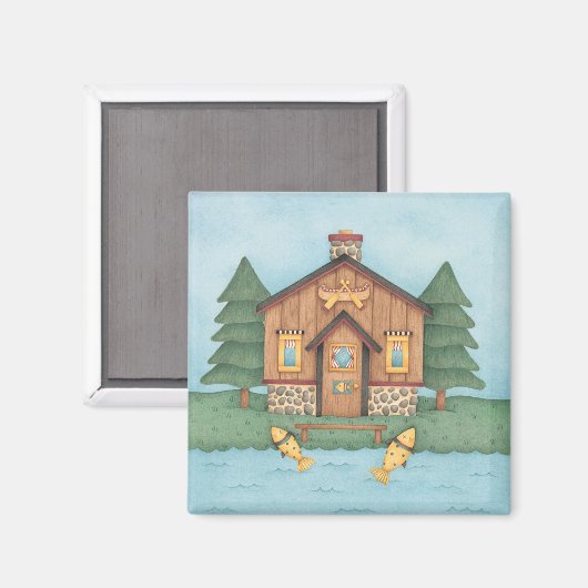 Visserijhut Magneet (Voorkant / Achterkant)