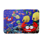 Visserijkrab Ocean Beach Bathroom Bath Mat (Voorkant)