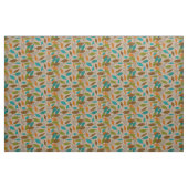 Visserijkunst uit de middeleeuwen stof (Fat Quarter)