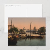 Visserijmarkt in Rotterdam Briefkaart (Voorkant / Achterkant)