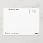 Visserijmarkt Kalimantan bij Pangkalanbun Briefkaart (Achterkant)