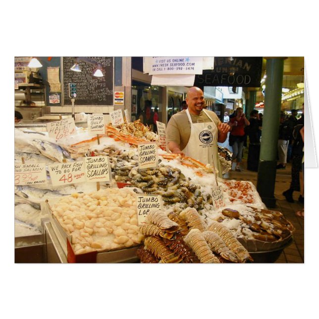 Visserijmarkt Seattle WA (Voorkant Horizontaal)