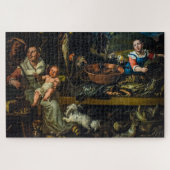 Visserijmongers van Vincenzo Campi Painting Legpuzzel (Horizontaal)
