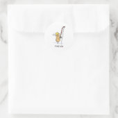 Visserijnoot Ronde Sticker (Tas)