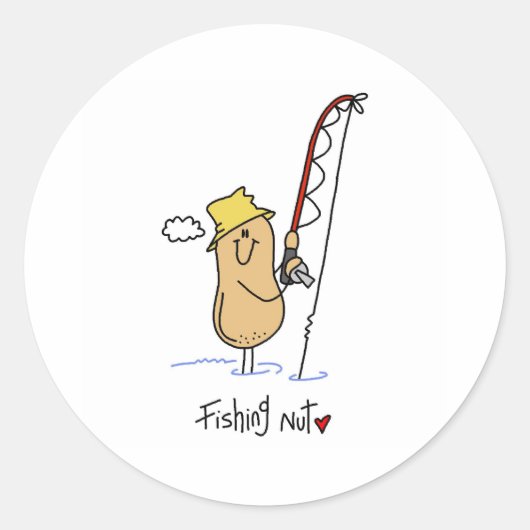 Visserijnoot Ronde Sticker (Voorkant)