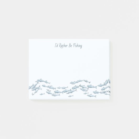 Visserijschool 4 x 3 post-it® notes (Voorkant)