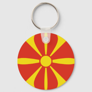 Visserijvlag Sleutelhanger Noord-Macedonië