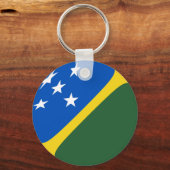 Visserijvlag Sleutelhanger van de Salomonseilanden (Voorkant)