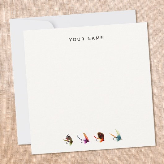 Visserijvliegen Notitiekaartje